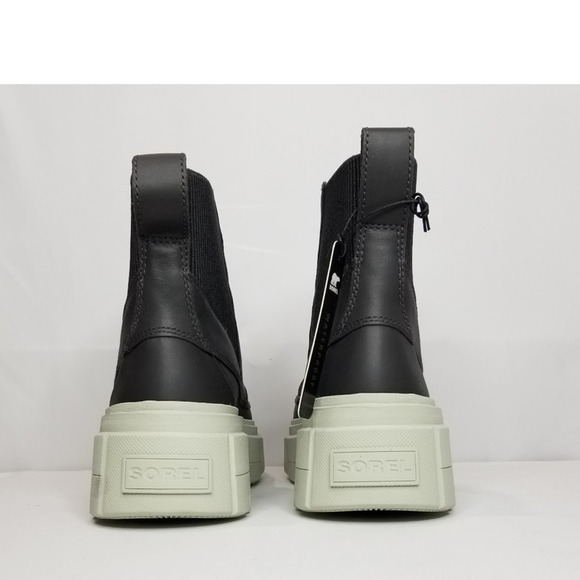 Sorel Women CARIBOU X Chelsea Waterproof Boot Size 9.5 Jet/Pixel 2048441 NWT - Picture 5 of 8